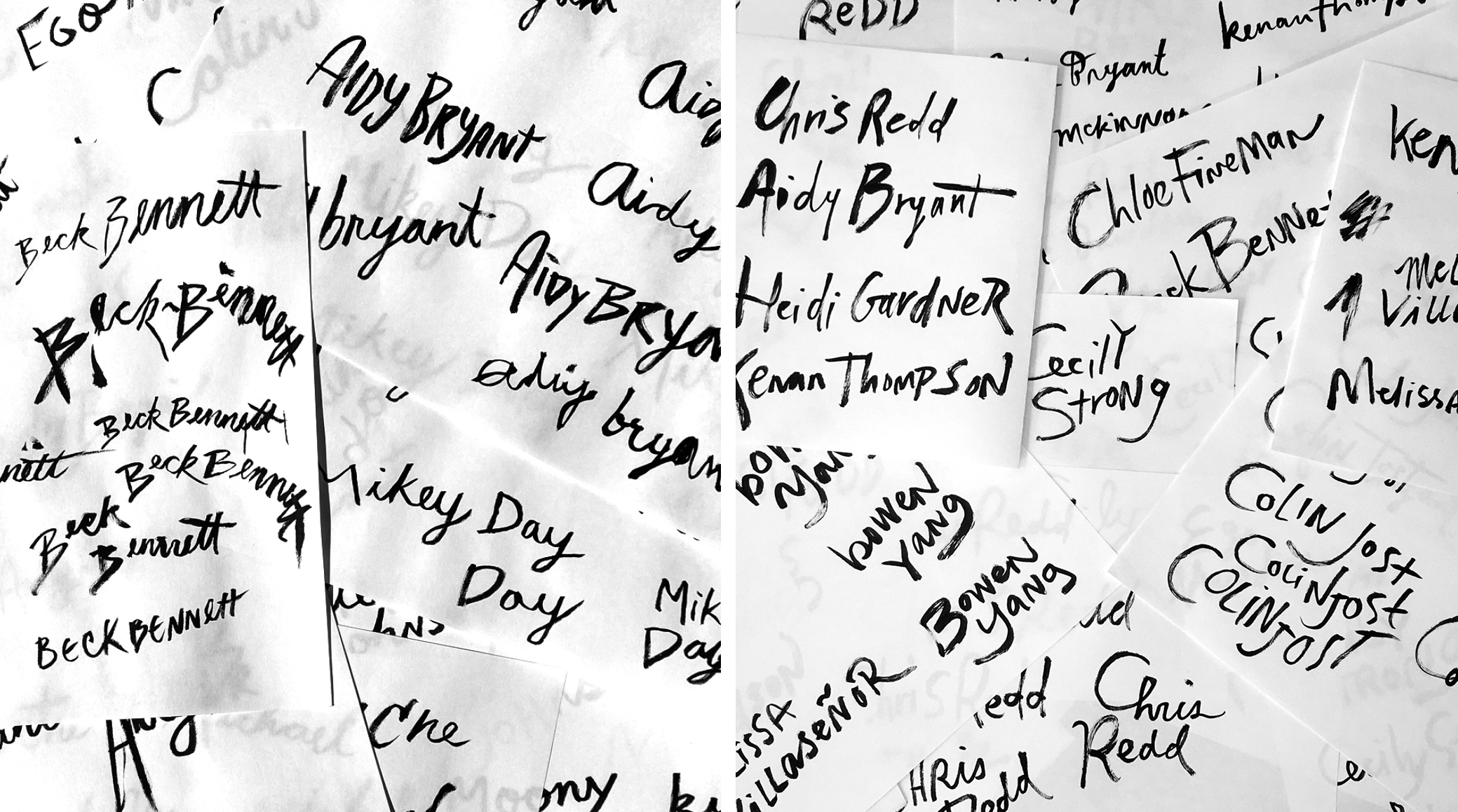 SNL Handwriting